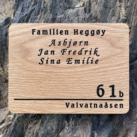 Eksklusive dørskilt - et personlig preg til ditt hjem!