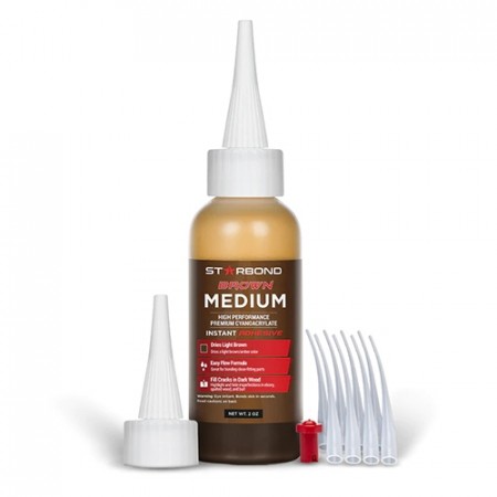 Starbond Brown Medium Cyanoacrylate (CA) - Super Glue, BR-150
