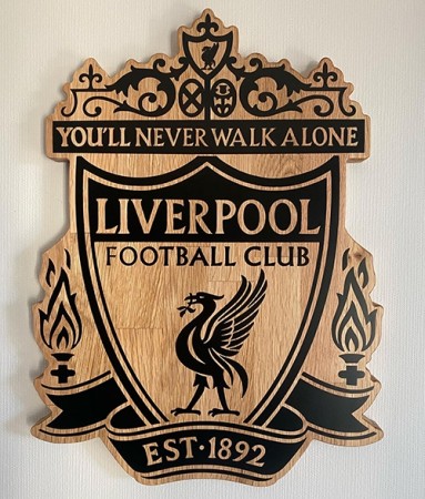 Epoxyskilt med Liverpool motiv