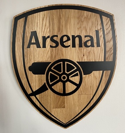 Epoxy skilt med Arsenal motiv
